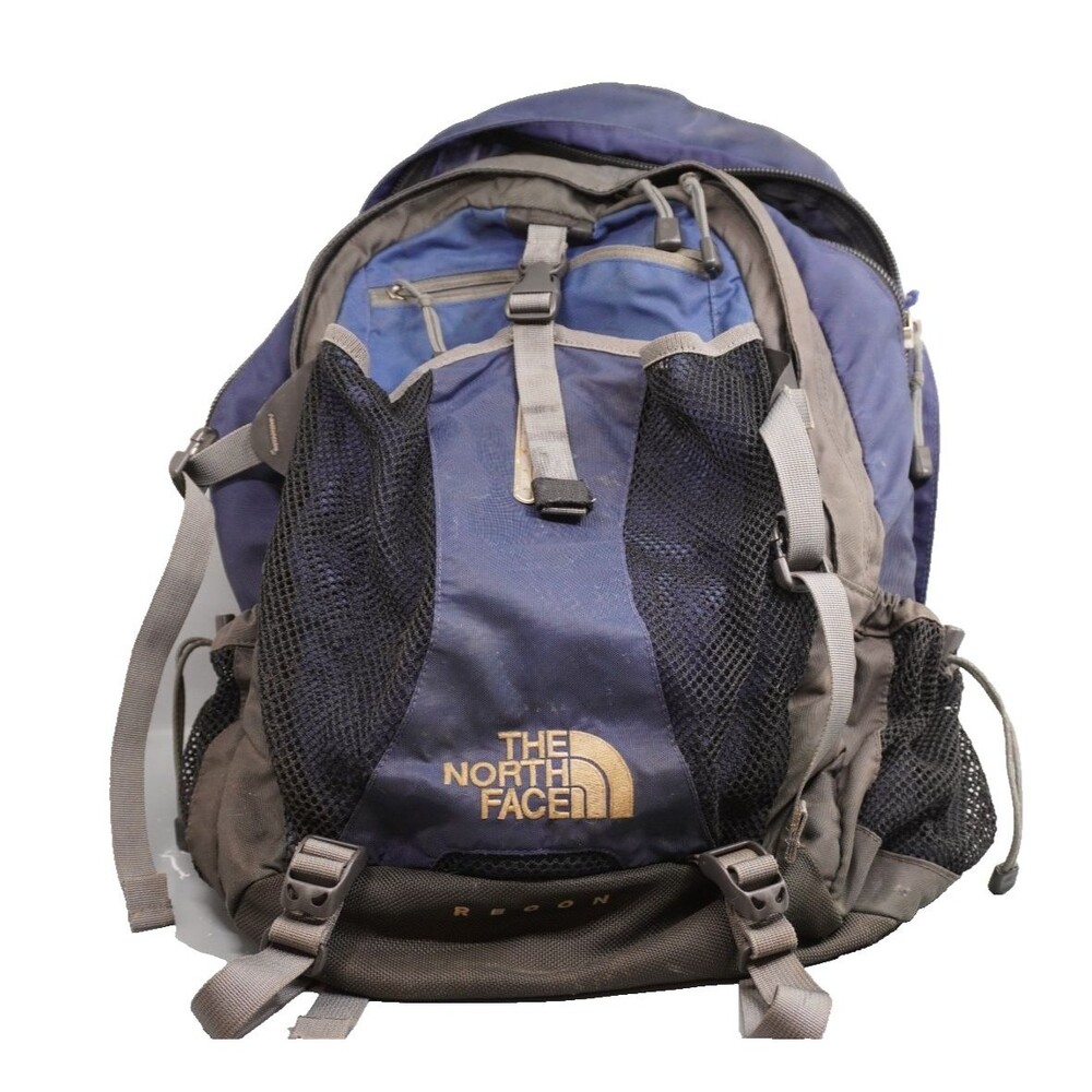 The North Face Recon Backpack Laptop Travel Hiking Daypack Blue